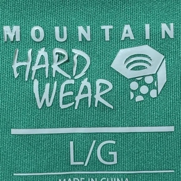 Mountain Hard Wear Forest Green Color Block Long Sleeve Size Large - Picture 3 of 8